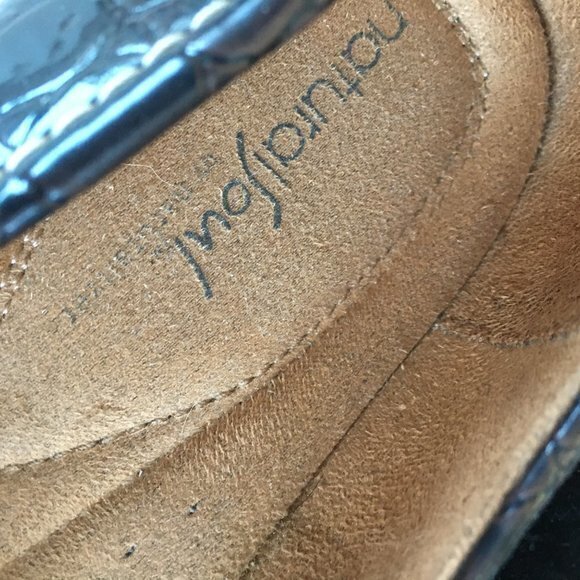 Natural Soul by Naturalizer Fanna Croc Loafers Shoes Slip On‎ Comfy Women… - Picture 3 of 5